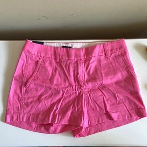 Pink J. Crew Shorts Size 4. Waist 15.5in across
